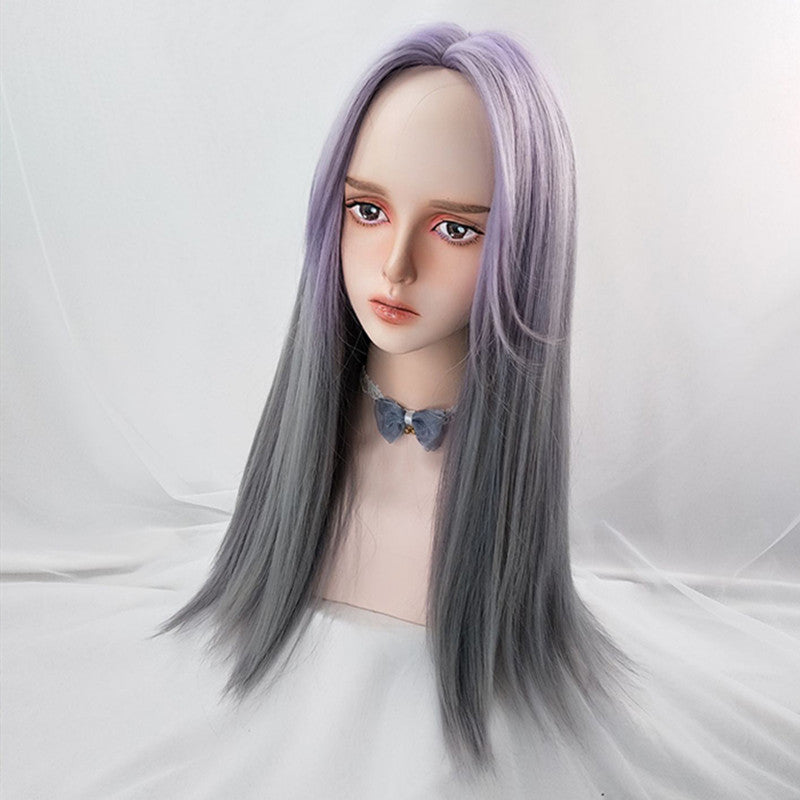 Harajuku purple gradient wig DB5972