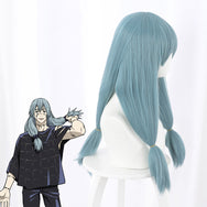 Anime Mahito cosplay lake blue wig DB6264