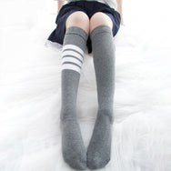 Striped sports calf socks DB4501