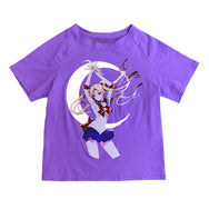 Sailor Moon reflective short-sleeved T-shirt DB5684