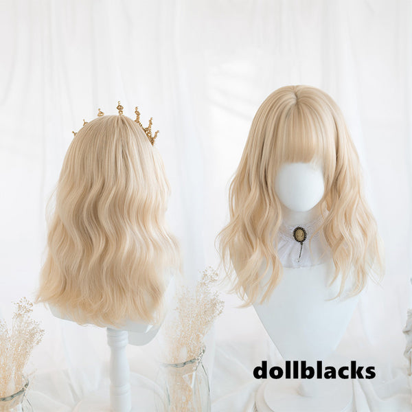 Lolita milk golden wig DB4776