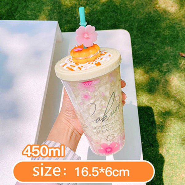 Cute straw drinking cup DB5481