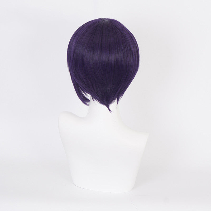 Jiro Kyoka cos blue and purple wig DB5433