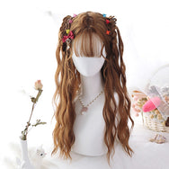 Lolita Brown Double Ponytail Long Curly Hair Wig DB5263