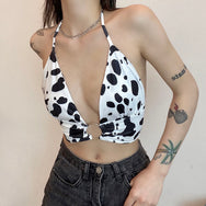 Sweet and spicy sexy cow vest DB7708