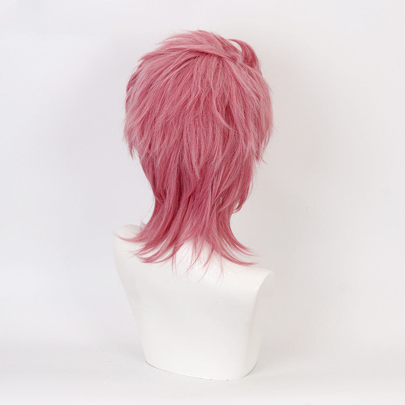 Trish Una cos smoky pink wig DB5798