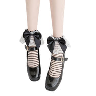 lolita lace bow socks   DB5517