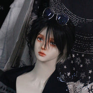 Harajuku black gray wig  DB7830