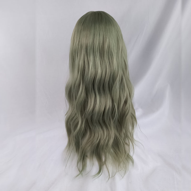 Harajuku green curly wig DB5005