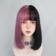 Lolita Black + Pink Purple Wig DB6907