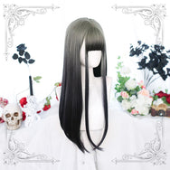 Harajuku gradient color long wig DB6985