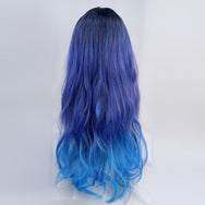 Lolita blue and purple gradient wig DB7360