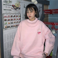Pink loose knitwear DB6083