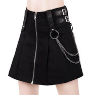 Punk zipper skirt DB2007
