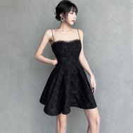 Black Bow Dark Lace Dress DB7662