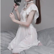 Semi-transparent maid dress nightdress DB4415
