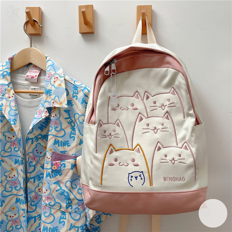 Japanese cute kitten backpack DB7686