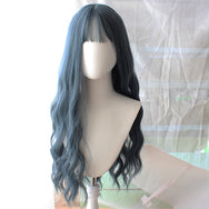 Harajuku color fog blue gray wig DB4547