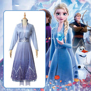 Frozen Elsa cos princess dress   DB5508