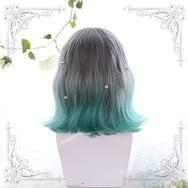 Lolita ink jade gradient wig  DB4331