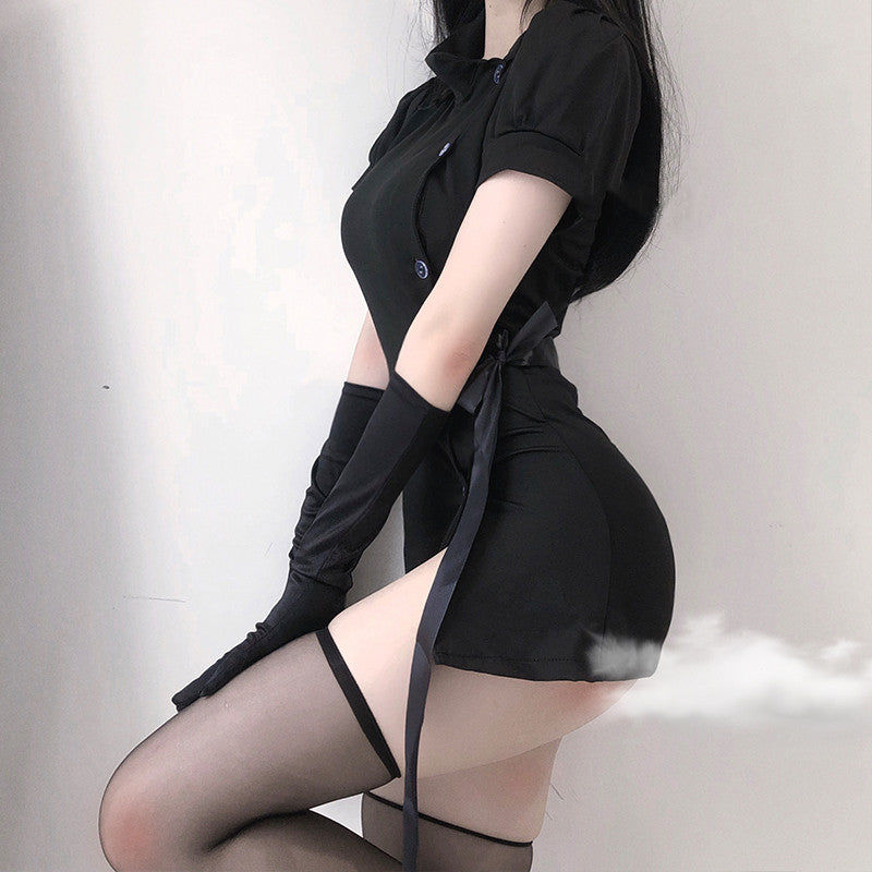 Dark sexy nurse COS uniform skirt DB4530