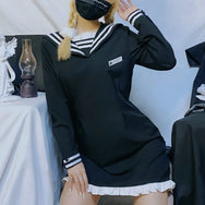 Black JK uniform dress DB6936