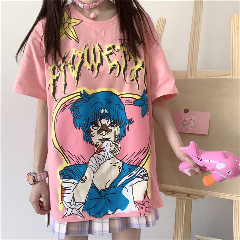 Mizuno Ami Anime Short Sleeve T-Shirt DB5323