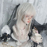 Harajuku silver gray wig  DB7832