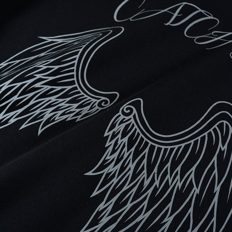 Dark luminous wings thick sweater DB5165