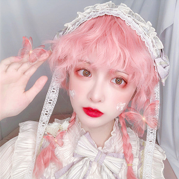 Lolita Pink Curly Wig DB5752