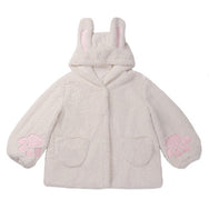 Cute bear and rabbit hooded plush jacket DB6211