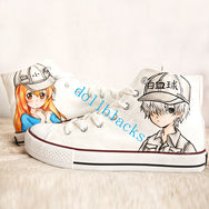 Cells at Work hand-painted shoes DB4588