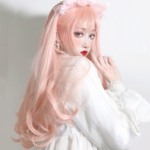 Lolita orange pink wig DB4960