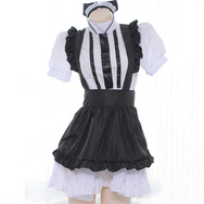 Sexy cos maid black and white uniform suit DB4980