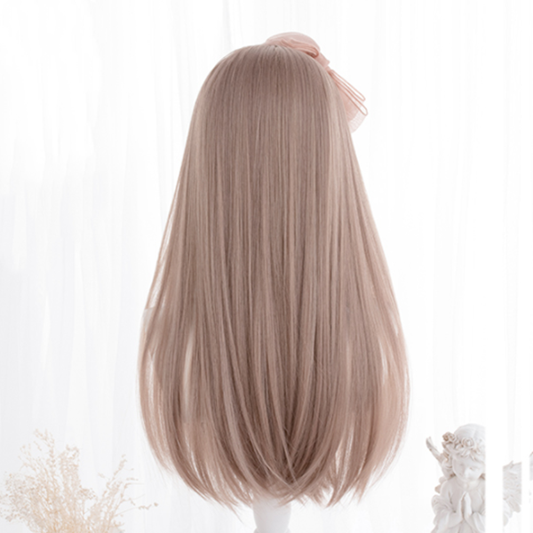 Lolita natural color long straight wig DB5042