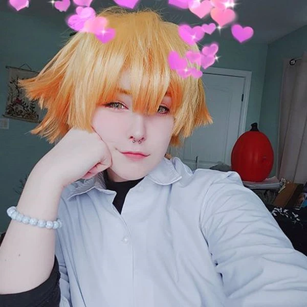 Review from Agatsuma Zenitsu cos wig DB4514