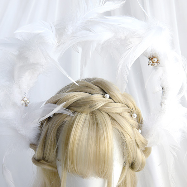 Lolita feather headband DB5521