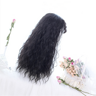Lolita natural color long curly hair wig DB5797