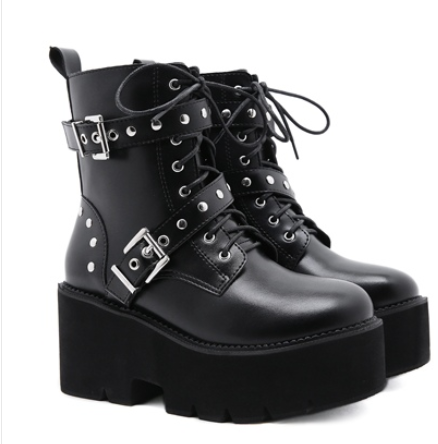 Dark Punk Goth Boots  DB7361