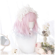 Lolita coral powder gradient wig DB4837
