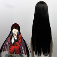 Jabami Yumeko COS black long straight hair    DB5555