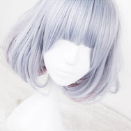Harajuku blue powder highlights wig DB4887