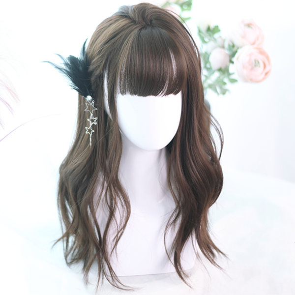 Lolita chocolate long curly hair wig DB5016