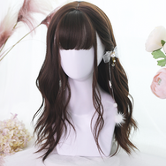 Lolita chocolate long curly hair wig DB5016