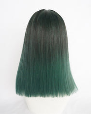 Black ink green long wig DB4102