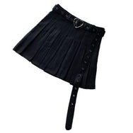Love belt pleated skirt + belt DB2077