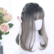 Lolita linen gray gradient wig DB5100
