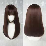 Natural black long wig DB4097