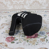 Openwork black high heels DB3059