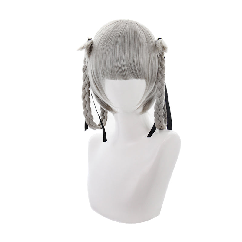 Momomi Kirari cosplay silver wig DB5316